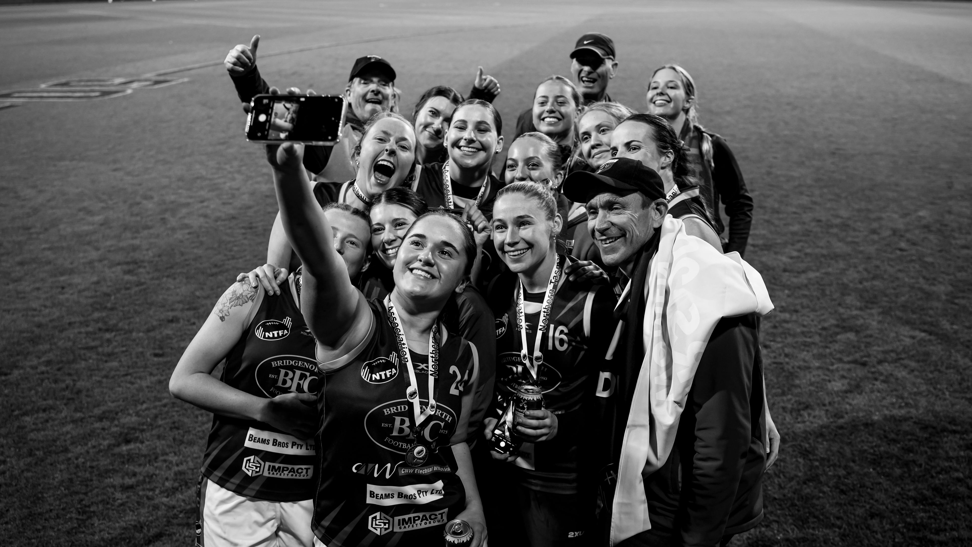 Womens Grand Final Celebration Selfie