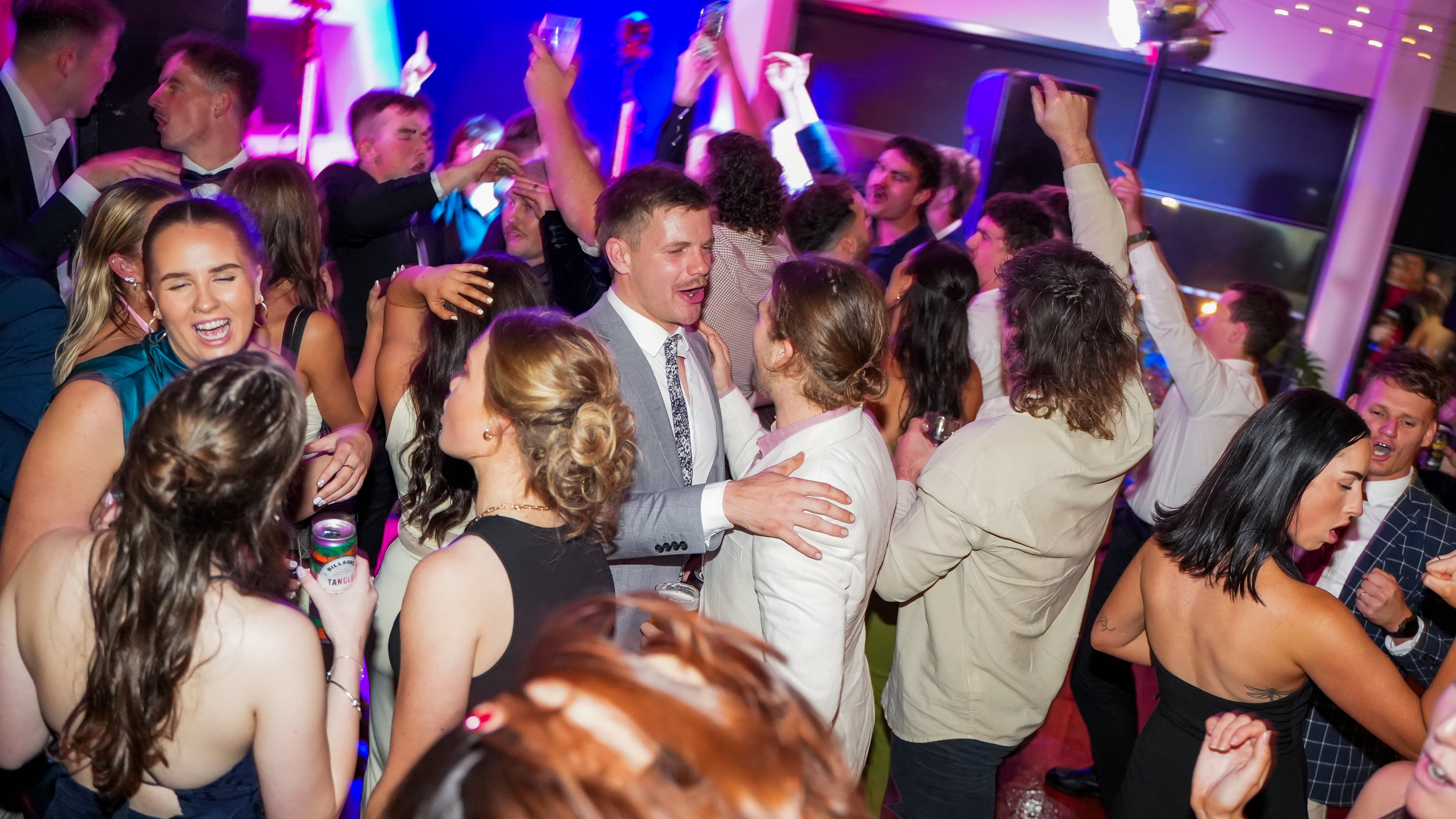 Bridgenorth Football Club players at the annual ball