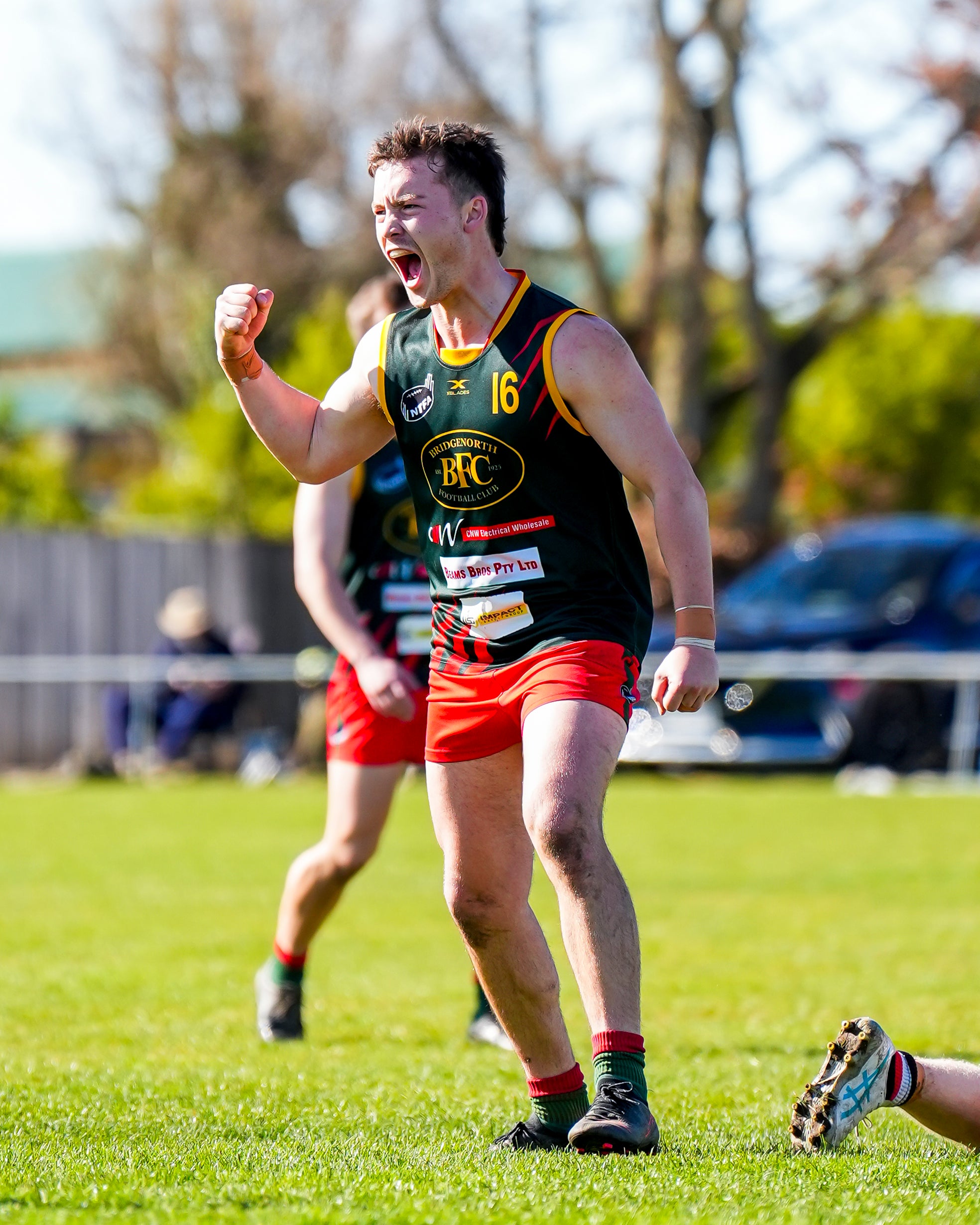 Ryan celebrating a win 